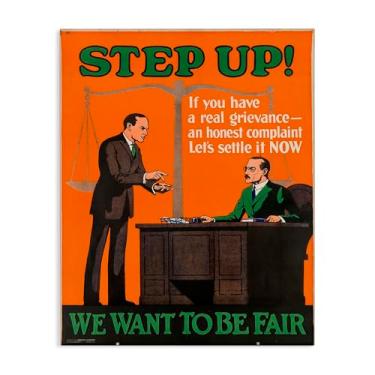 Imagem de Stupell Industries Design de arte de parede em tela de pôster de advogado antigo por Marcus Jules, 61 x 76 cm