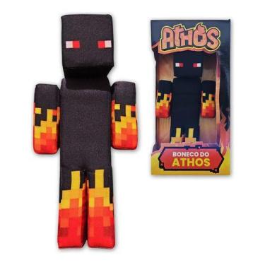 Imagem de Boneco Minecraft Pelúcia Streamer Youtuber Athos - algazarra