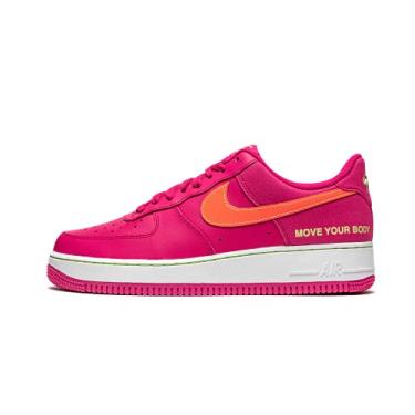 Imagem de Nike Air Force 1 '07 LV8 CW6999 600 Vermelho triplo - Tamanho, Fireberry/Lim o L quido Claro/Preto/Laranja Turf, 9