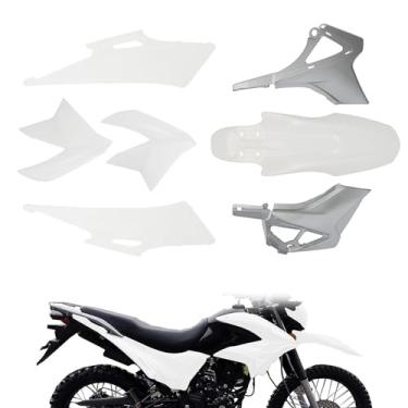 Imagem de BAOUFF Kit De Plásticos Para Hawk 250, Carenagem, Carroceria, Conjunto Para-Lamas Com Proteção Tanque Combustível Hawk250