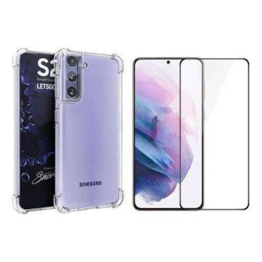 Imagem de Capa Capinha  Case + Pelicula de Vidro Temperado 9D Samsung Galaxy S21