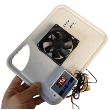 Imagem de Kit Completo Para Chocadeira com Placa de Aquecimento + Cooler + Termostato Bivolt