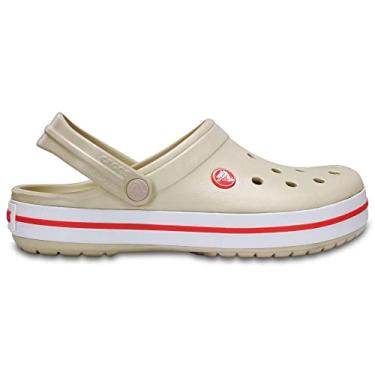 Imagem de Sandália, Crocs, Crocband, Stucco/Melon, 35, Adulto Unissex