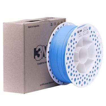 Imagem de Filamento Impressora 3d PLA+ Matte 3NMax 1.75mm 1Kg Cor Azul Celeste
