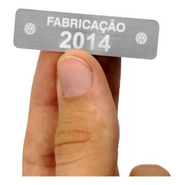 Imagem de Adesivo Etiqueta Ano Fabricação Compatível Volkswagen 2014 - SPTS