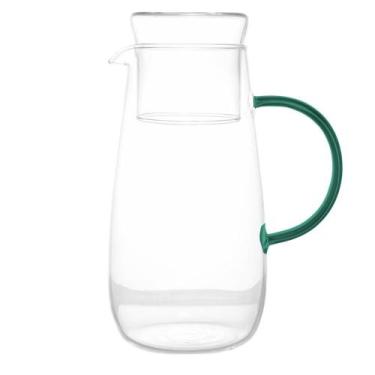 Imagem de Jarra Fun Moringa com Copo (1,3 Litros) - Wolff, Alça Verde