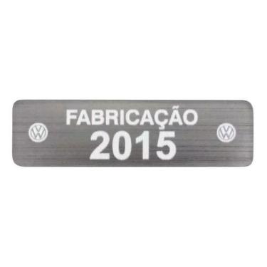 Imagem de Adesivo Etiqueta Ano Fabricação Compatível Volkswagen 2015 - SPTS