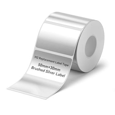 Imagem de NIIMBOT Etiquetas de transferência térmica M2 50 mm × 30 mm prata escovada