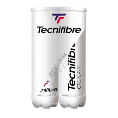 Imagem de Tecnifibre Bolas de tênis de quadra pacote com 8 bolas