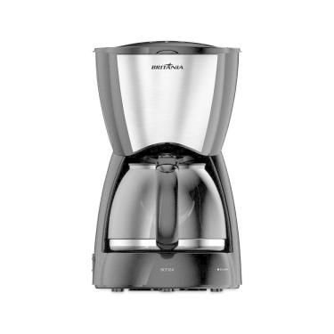Imagem de Cafeteira Elétrica Britânia BCF32A 1,28L Preta / Inox