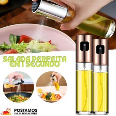 Imagem de Borrifador de Azeite Pulverizador de Vidro Spray de Salada Vinagre Pre