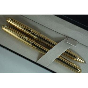 Imagem de Sheaffer Conjunto de canetas esferográficas Signature Prelude 22KT e lápis de 0,7 mm