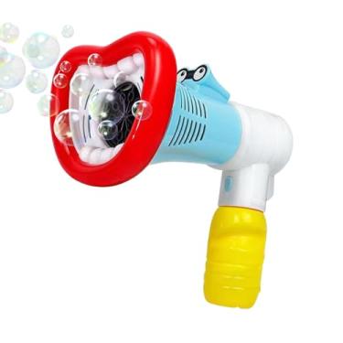 Imagem de BOBLE FAZENDO TROOTO, CRIANÇAS BOBBLE MAKER,Máquina de fabricante de bolhas com bateria elétrica - Portátil 10 buracos brinquedos de praia para quintal, garotas de garotas divertidas