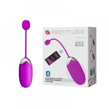 Imagem de Cápsula Vibratória Com Comando Por Aplicativo Via Bluetooth E 12 Modos De Vibração Brinquedo Erótico [ROXO] 5385