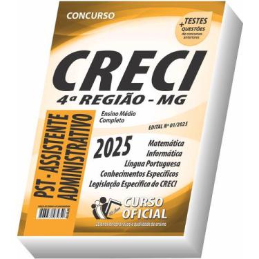 Imagem de Apostila CRECI MG Assistente Administrativo - CURSO OFICIAL