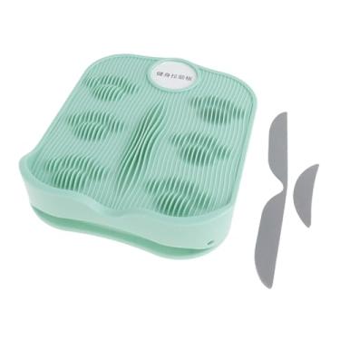 Imagem de Pegciuho Prancha de alongamento de panturrilhas, máquinas profissionais portáteis para exercícios de pernas, maca de panturrilhas, prancha inclinada para, Verde