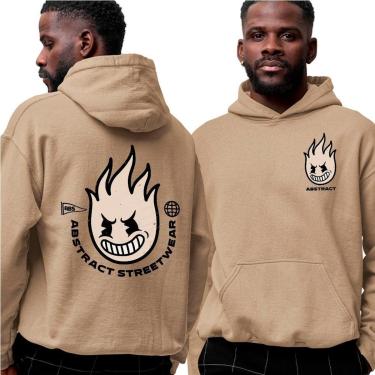 Imagem de Blusa De Frio Moletom‎ Fireball Abstract Streetwear Point-Unissex