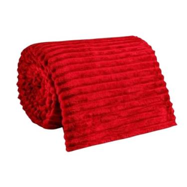 Imagem de Manta Casal Canelada Aveludada Soft 2,00x1,80 Microfibra Antialérgica Poliéster Toque Macio Lavável Diversas Cores