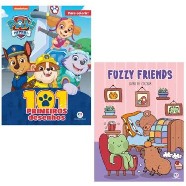 Imagem de Livros De Colorir Da Patrulha Canina E Fuzzy Friends