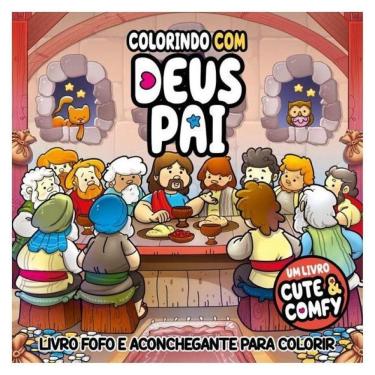 Imagem de Colorindo Com Deus Pai - Um Livro Cute & Comfy - Livro De Colorir Adulto