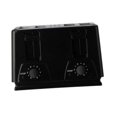 Imagem de DimyFew Torradeira de Pão, 4 Fatias, Ranhuras Largas, 2 Painéis de Controle, Máquina de Pão Automática Feita de aço Inoxidável, Configurações Ajustáveis para