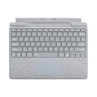 Imagem de Zoof Keyboard for Microsoft Surface Pro Copilot+ (11th Edition) / Pro 11 / Pro 10 / Pro 9 / Pro 8 / Pro X, 13 inch, Detachable Type Cover with Touchpad, 7-Color Backlit & Pen Holder (Light Grey)