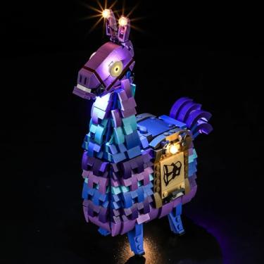 Imagem de MENZAVA LED Light Set Compatible with Lego Supply Llama Fortnite 77071 Building Blocks Model - Model Set NOT Included