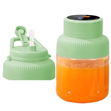 Imagem de Espremedor de frutas elétrico | Espremedor de frutas compacto, copo elétrico recarregável de 1300 ml para cozinha, sala de jantar, restaurante, apartamento, reunião