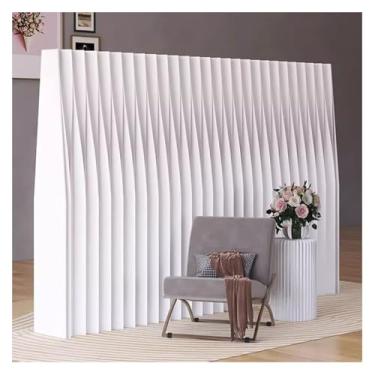Imagem de Biombos e Divisórias Divisória De Ambiente De Papel À Prova D'água Para Privacidade Interna, Divisória Dobrável E Portátil, Divisória De Parede Alta De 160-240 Cm Para Decoração De Móveis De Escritóri