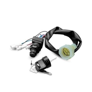 Imagem de Vaticas Conjunto de chave de ignição adequado para Suzuki DF15 DF25 DF30 DF40 DF50 DF60 DF70 DF80 DF90 DF115 DF140 DF150 DF175 DF200 DF225 DF250 1998-2011, substitui 37111 0-93JJ 00 37110-93J01 37110