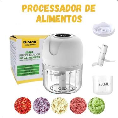 Imagem de Multi Processador Eletrico Compacto Silencioso Usb Alho Rápido - FAZA