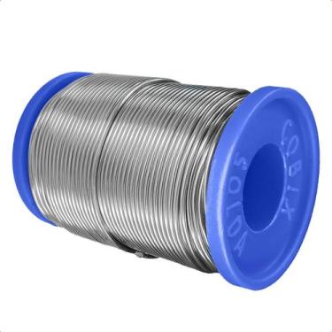 Imagem de Solda Estanho 1mm 60x40 (Snxpb) C/ Fluxo Rolo 250g - Cobix