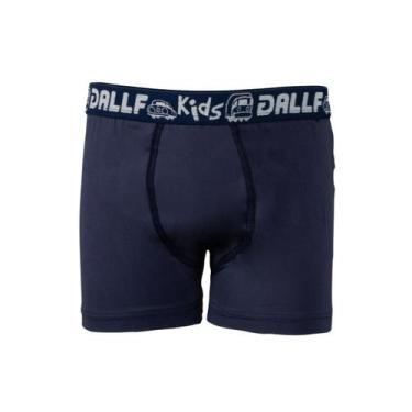 Imagem de Cueca Infantil Box Boxer Cotton Individual Algodão Dallf, Azul, P