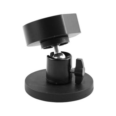 Imagem de RYANSTAR RACING Mini suporte magnético Starlink - Suporte de painel e teto de carro de ângulo ajustável - Adaptador de tripé de liga de alumínio - Fixação magnética temporária - Suporta peso de 16,8