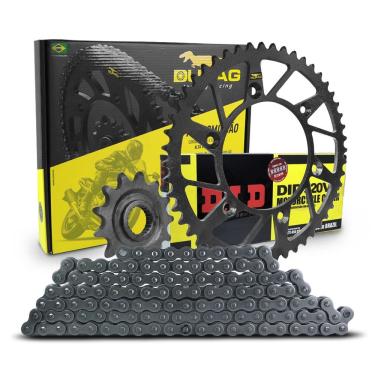 Imagem de Kit Relação Transmissão Durag Corrente Did C/ Retentor Crf 250r Crf 250x