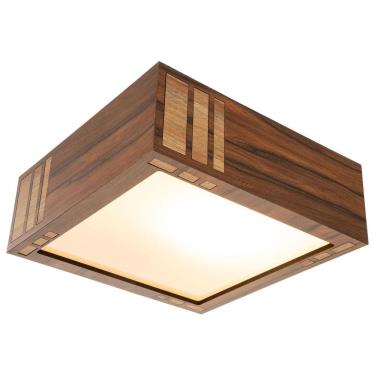 Imagem de Luminária Decorativa Madeira Plafon Madeiro Nog 30Cm