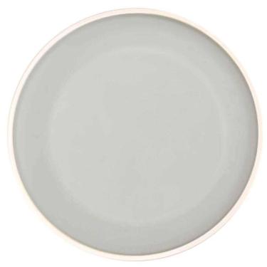 Imagem de Jogo 24 Pratos De Sobremesa Melamina Class Cinza 21,5cm Wolff Cozinha Restaurante Buffet Servir Petiscos