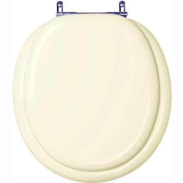 Imagem de Tampa De Vaso Sanitario Almofadada Convencional Oval Biscuit (bege Cla
