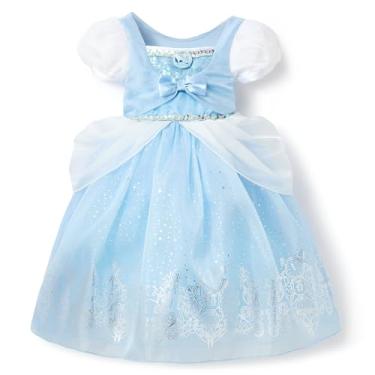 Imagem de Disney Store Official Princess Cinderella Halloween Costume for Kids - Disney Princess Dresses for Girls - Dress up Clothes for Pretend Play - Cinderella Costume - Size 13/14