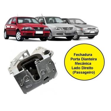 Imagem de Fechadura Porta Dianteira Gol Parati Saveiro G2 G3 1995 A 2005 Manual 
