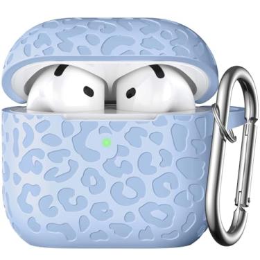 Imagem de DGege Capa para Airpods Pro 2ª geração, capa protetora de silicone macio gravada, compatível com Apple AirPods Pro 2ª, LED frontal visível (Lalic, capa AirPods 4)