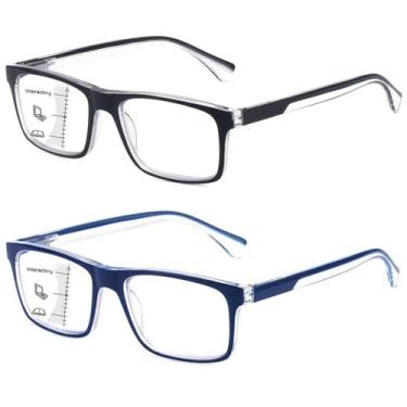 Imagem de Óculos de leitura Missfive Multifocus Progressive, pacote com 1,5 x 2