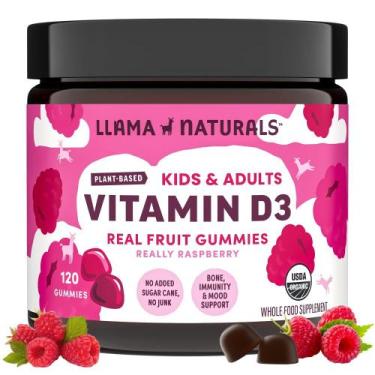 Imagem de Suplemento: gomas de vitamina D3 Llama Naturals, 120 quilates, veganas