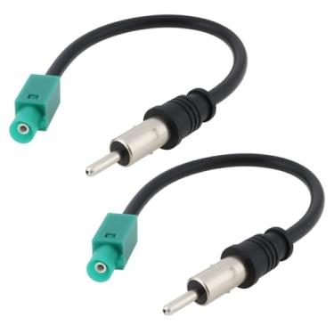 Imagem de OTOTEC 2 cabos de antena de rádio Fakra macho para Din macho compatível com Ford compatível com BMW