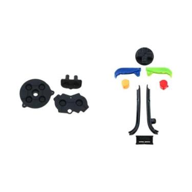 Imagem de Almofada De Borracha Condutiva Para Botão De Teclado GBA D Pad a B L R