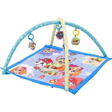 Imagem de Tapete de Atividades Infantil Educativo Dobrável Patrulha Canina Brinquedo Bebê Conforto Diversão Segurança