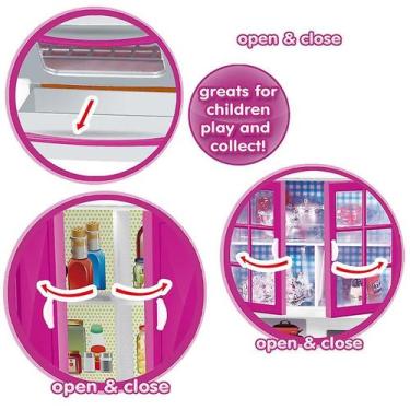 Imagem de Conjunto de armários de cozinha de simulação Crianças fingem brincar F