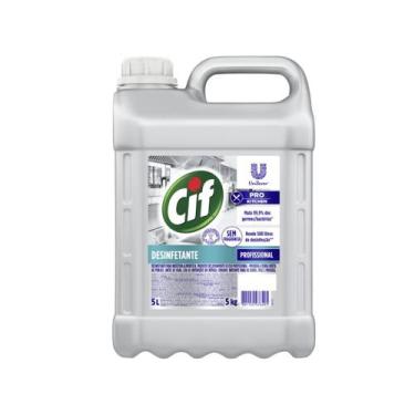 Imagem de Desinfetante Profissional Sem Perfume 5L Cif