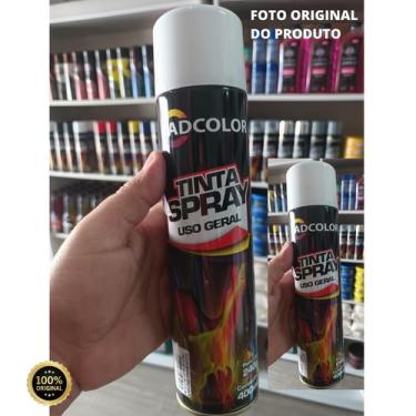 Imagem de Tinta Spray Branco Brilhante Uso Geral Radcolor 400ml RC2101 - Radnaq