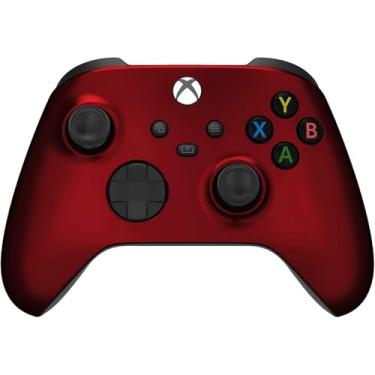 Imagem de Controle Bluetooth Sem Fio Xbox One S Toque Macio Personalizado, Vermelho